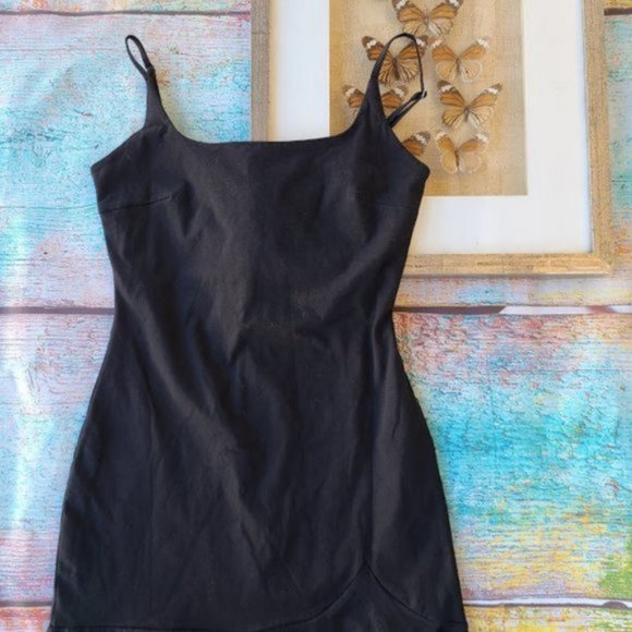 Princess Polly Black Kiribati Ruffle Mini Dress 6 - Picture 6 of 9